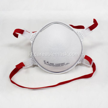 FFP3 Cup Mask No Valve Head Band CE Disetujui